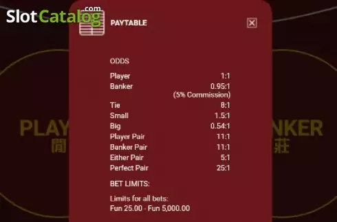 Скрин4. High Roller Baccarat Super Squeeze слот