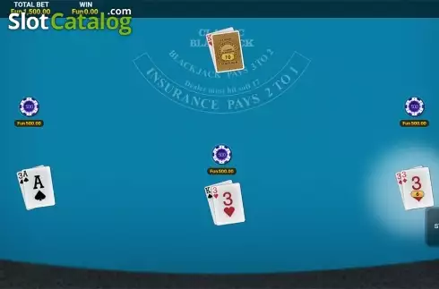 Скрин3. Blackjack Classic (OneTouch) слот
