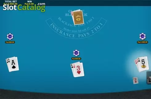 Скрин4. Blackjack Classic (OneTouch) слот