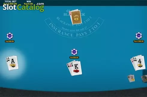 Скрин5. Blackjack Classic (OneTouch) слот