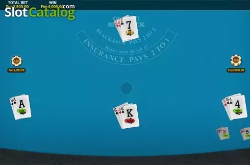 Скрин6. Blackjack Classic (OneTouch) слот