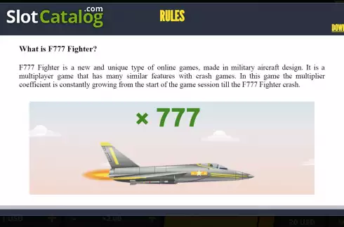 Скрин6. F777 Fighter слот