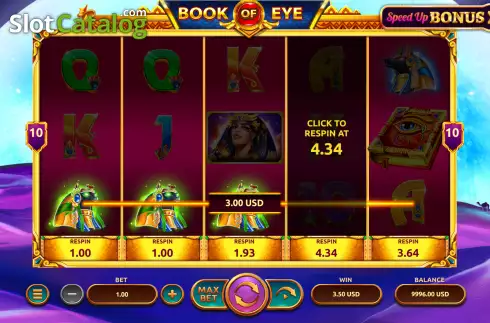 Скрин4. Book of Eye слот