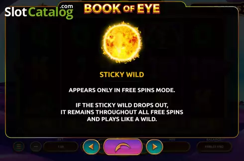 Скрин7. Book of Eye слот