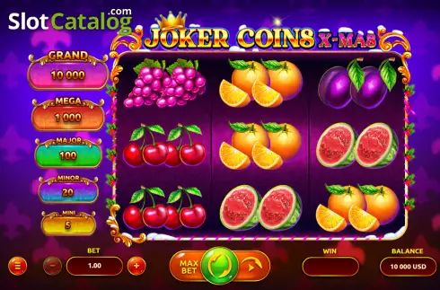 Скрин2. Joker Coins X-MAS слот