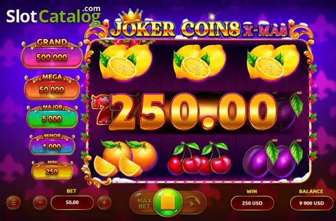 Скрин3. Joker Coins X-MAS слот