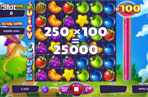 Скрин3. Juicy Crush слот