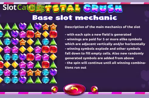 Скрин7. Crystal Cascade (Onlyplay) слот