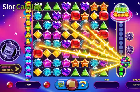 Скрин3. Crystal Cascade (Onlyplay) слот