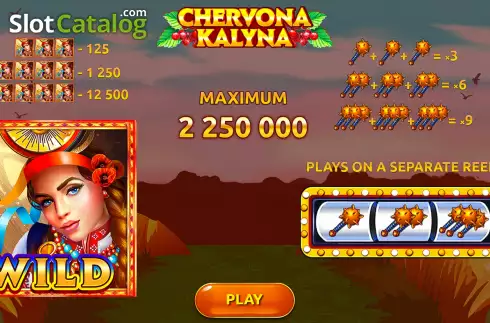 Скрин2. Chervona Kalyna слот