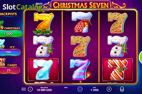 Скрин3. Christmas Seven слот