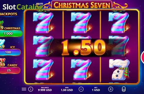 Скрин4. Christmas Seven слот