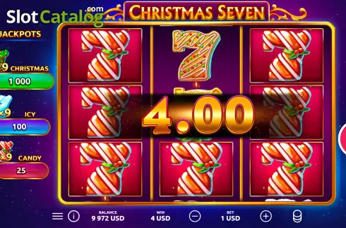 Скрин5. Christmas Seven слот