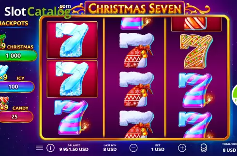 Скрин8. Christmas Seven слот