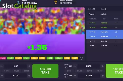 Скрин3. Cricket Crash слот