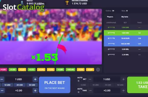 Скрин4. Cricket Crash слот