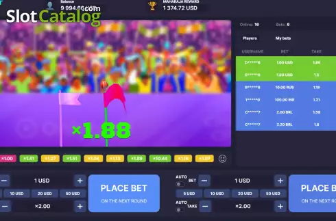 Скрин5. Cricket Crash слот