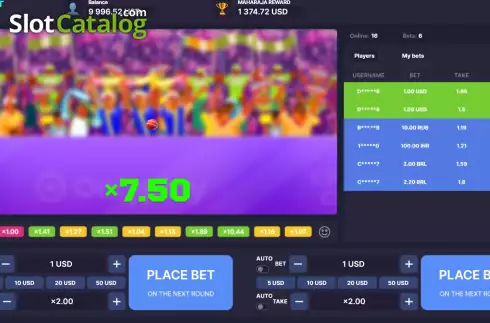 Скрин6. Cricket Crash слот