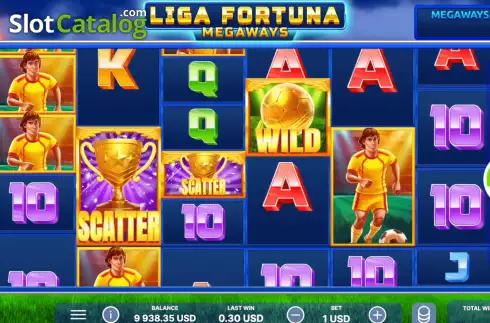 Скрин7. Liga Fortuna Megaways слот
