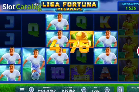 Скрин8. Liga Fortuna Megaways слот