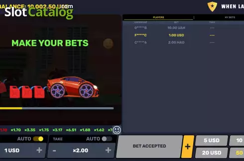 Скрин2. When Lambo слот