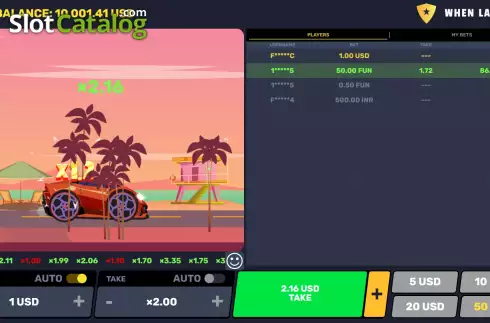Скрин7. When Lambo слот