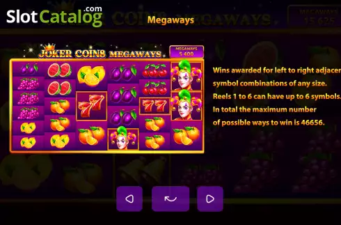 Скрин9. Joker Coins Megaways слот