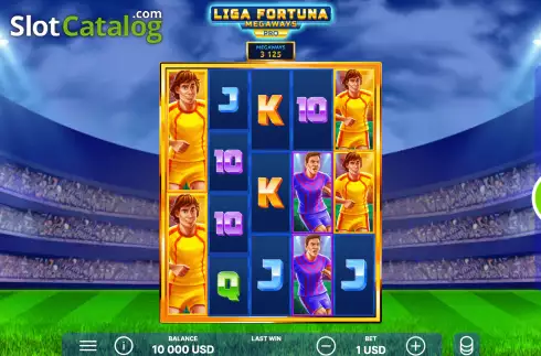 Скрин3. Liga Fortuna Megaways PRO слот
