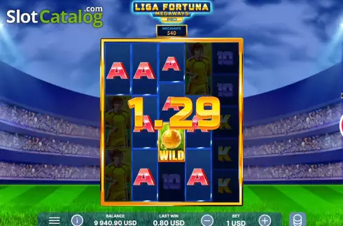 Скрин4. Liga Fortuna Megaways PRO слот