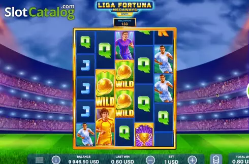 Скрин7. Liga Fortuna Megaways PRO слот
