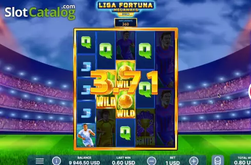 Скрин8. Liga Fortuna Megaways PRO слот