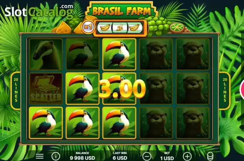 Скрин5. Brasil Farm слот
