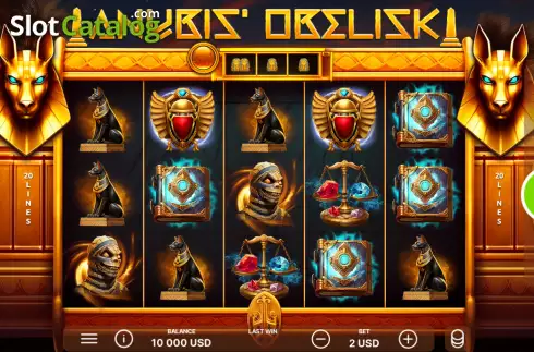 Скрин2. Anubis’ Obelisk слот
