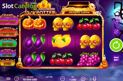 Скрин2. Jack Potter Halloween слот