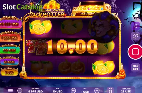 Скрин3. Jack Potter Halloween слот