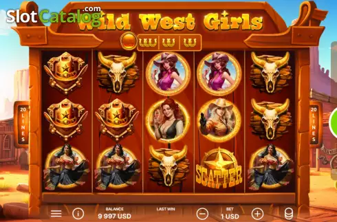 Скрин2. Wild West Girls слот