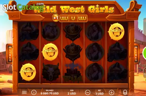 Скрин4. Wild West Girls слот