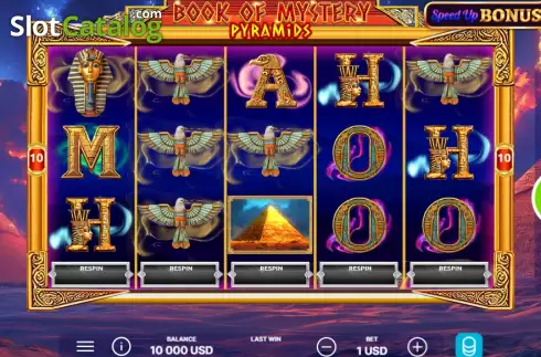 Скрин2. Book of Mystery Pyramids слот