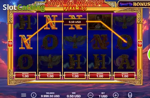 Скрин3. Book of Mystery Pyramids слот