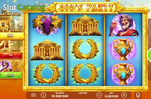 Скрин2. God's Party слот