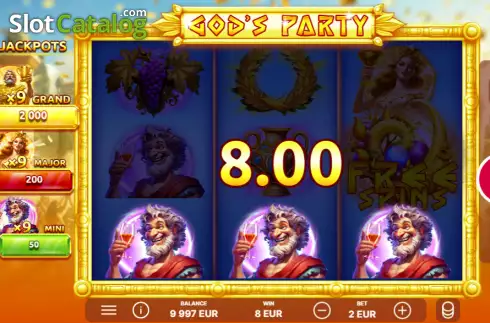 Скрин3. God's Party слот