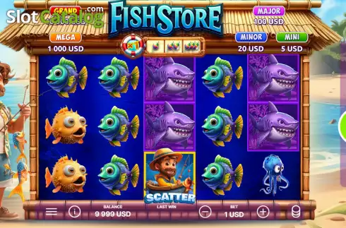 Скрин2. Fish Store слот