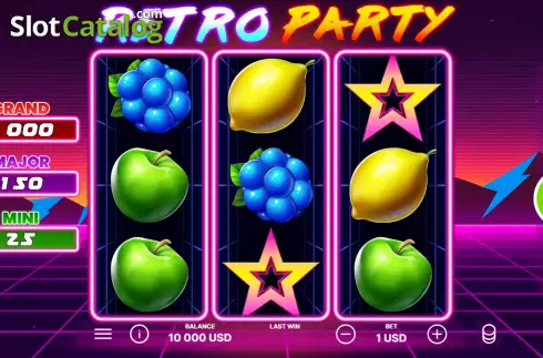 Скрин2. Retro Party (Onlyplay) слот