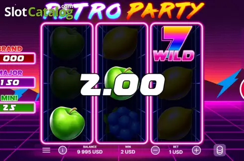 Скрин3. Retro Party (Onlyplay) слот