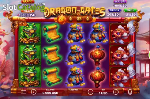 Скрин2. Dragon Gates слот