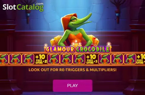 Скрин2. Glamour Crocodile слот