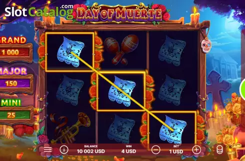 Скрин4. Day of Muerte слот