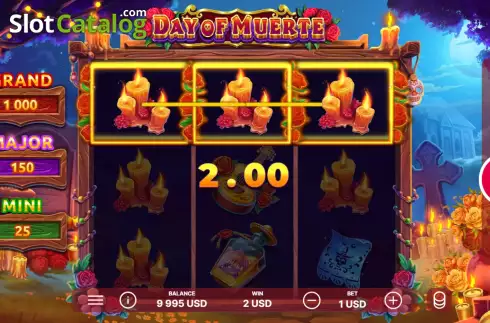 Скрин5. Day of Muerte слот