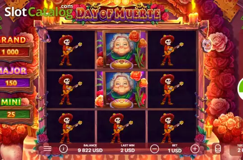 Скрин8. Day of Muerte слот