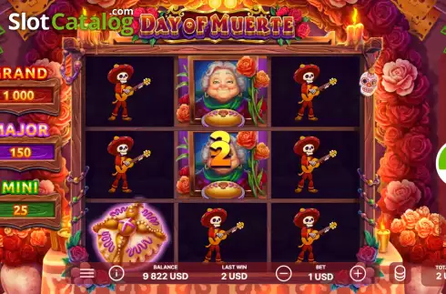 Скрин9. Day of Muerte слот